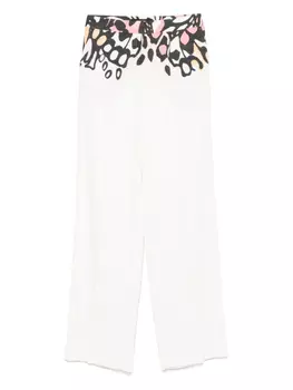 Брюки с принтом MARCCAIN, белый