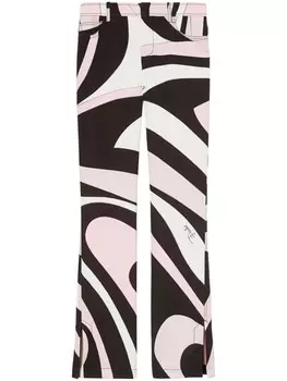 Брюки с принтом «мармо» PUCCI, черный