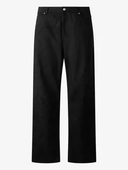 Брюки с принтом питона Roberto Cavalli, черный