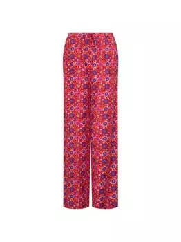 Брюки с принтом Seidensticker, красный