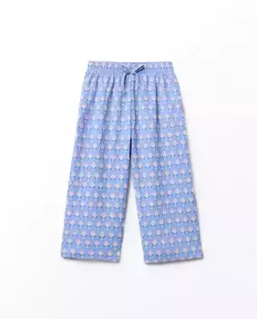 Брюки с принтом Sfera, синий