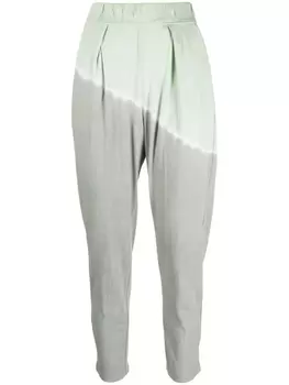 Брюки с принтом тай-дай Raquel Allegra, зеленый