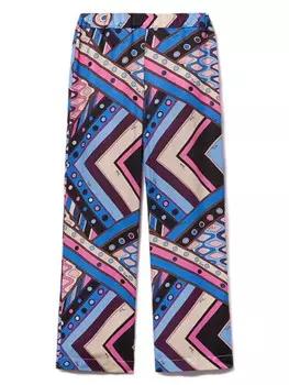 Брюки с принтом Vivara PUCCI Junior, синий