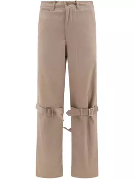 Брюки с пряжками KAPITAL, серый