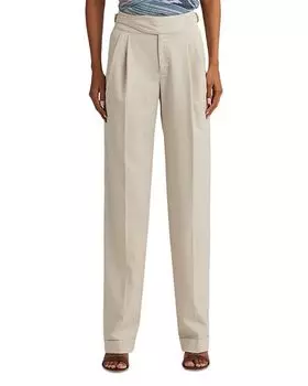 Брюки с пряжками на талии Ralph Lauren, цвет Tan/Beige