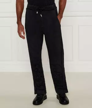 Брюки с разрезом Regular fit Hugo, черный