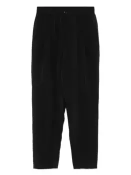 Брюки с резинкой на поясе GIORGIO ARMANI, черный