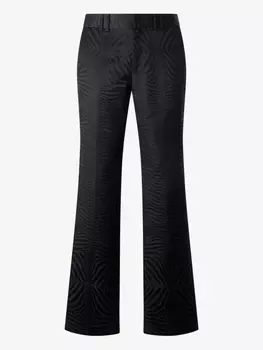 Брюки с тигровым принтом Roberto Cavalli, черный