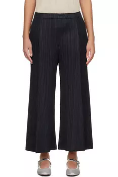 Брюки с утолщенным низом 1 Pleats Please Issey Miyake, черный