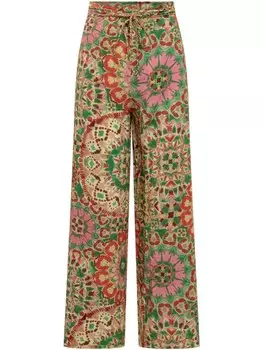 Брюки с узором пейсли Ba&Sh, зеленый