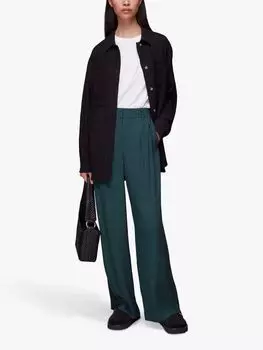 Брюки с вертикальным принтом Whistles Lizzie, зеленый/разноцветный