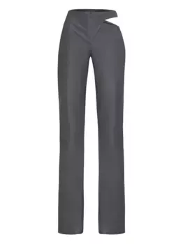 Брюки с вырезами Lika, серый