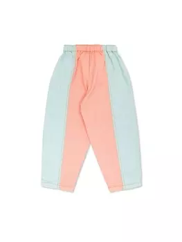 Брюки с вышитым логотипом Tiny Cottons, розовый