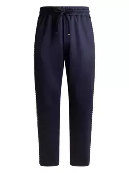 Брюки с вышитыми полосками ETRO, синий