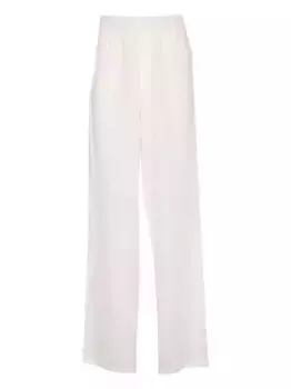 Брюки с вышивкой Maurizio Miri, белый