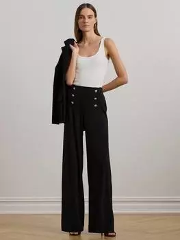 Брюки с высокой посадкой corydon Ralph Lauren, цвет Polo Black