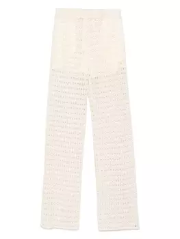 Брюки с высокой талией из макраме Alysi, нейтральный