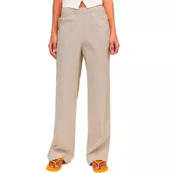 Брюки с высокой талией Jack & Jones Poppy Summer JJXX, бежевый