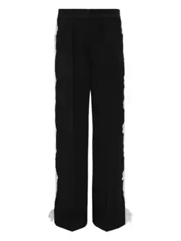 Брюки с высокой талией JIL SANDER, черный