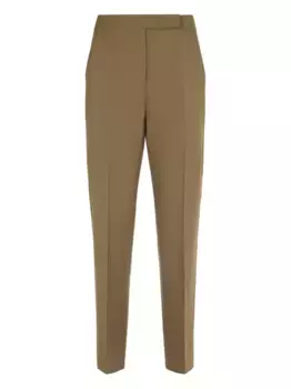 Брюки с высокой талией MAX MARA, коричневый