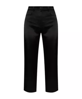 Брюки с высокой талией Nanushka, черный