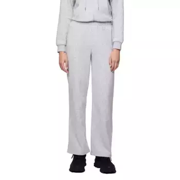 Брюки с высокой талией Pieces Chilli Wide Leg Fit, серый