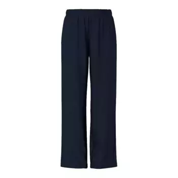 Брюки с высокой талией Pieces Chilli Wide Leg Fit, синий