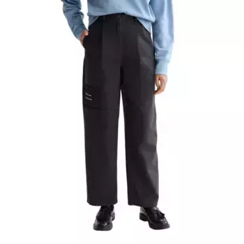 Брюки с высокой талией Scotch & Soda Raine Wide Leg Washeds, черный