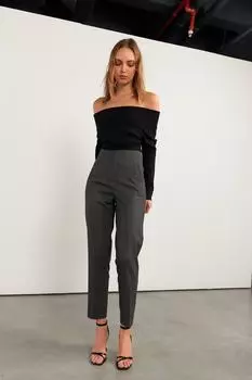 Брюки с высокой талией VATKALI, серый