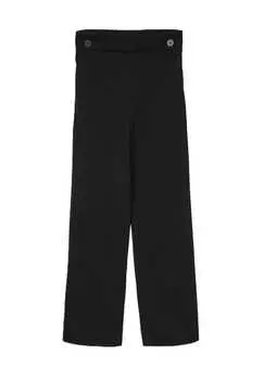 Брюки с высокой талией Vero Moda, черный