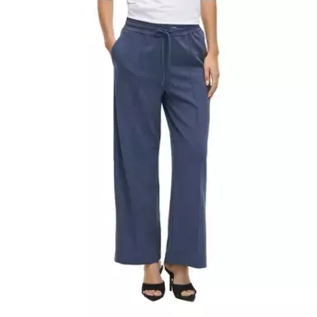 Брюки с высокой талией Vila Clua Wide Leg Fit, синий