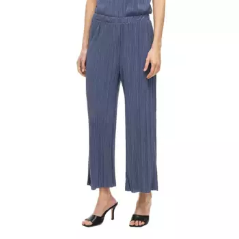 Брюки с высокой талией Vila Plisa Culotte, синий