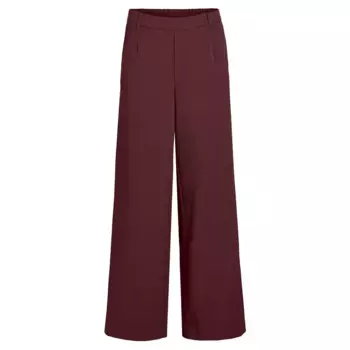 Брюки с высокой талией Vila Varone Wide Leg, красный