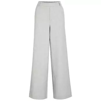 Брюки с высокой талией Vila Varone Wide Leg, серый