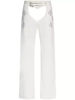 Брюки с заклепками Ludovic de Saint Sernin, белый