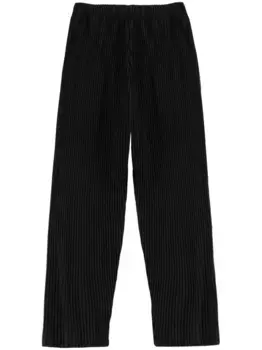 Брюки с защипами 1 Homme Pliss Issey Miyake, черный