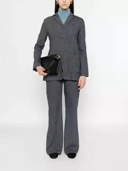 Брюки с застежкой на пуговицы MARK KENLY DOMINO TAN, синий