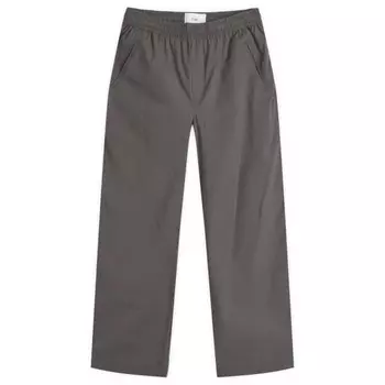 Брюки с завязками на шнурке и рисунком «елочка» Folk, черный