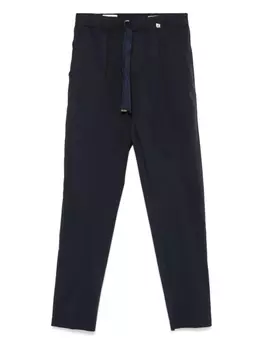 Брюки с завязками на талии Myths, синий