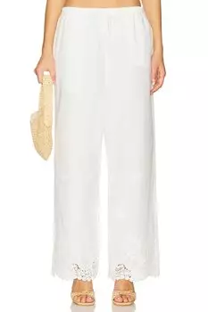 Брюки с завязкой на талии Weworewhat, ivory