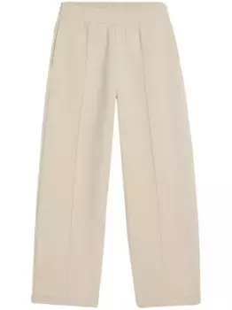 Брюки с завышенной талией AMI Paris, нейтральный