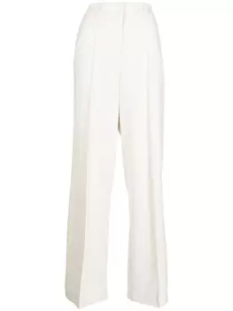 Брюки с завышенной талией Goen.J, белый