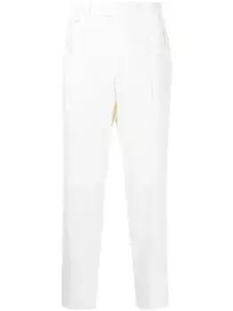 Брюки с завышенной талией и складками POLO RALPH LAUREN, белый