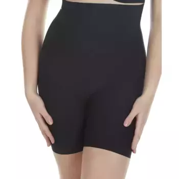 Брюки с завышенной талией и утягивающим эффектом Selmark, черный