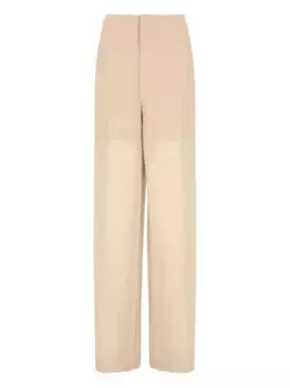 Брюки с завышенной талией и вставками Philosophy Di Lorenzo Serafini, нейтральный