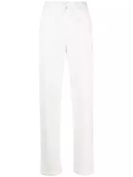 Брюки с завышенной талией и завязками Kristensen Du Nord, белый