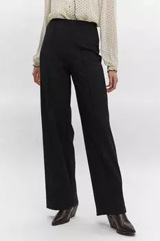 Брюки с завышенной талией Vero Moda, черный