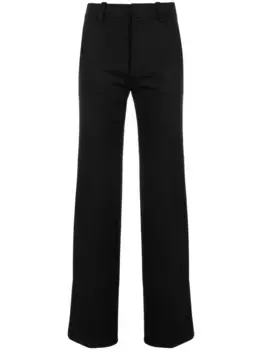 Брюки с завышенной талией VICTORIA BECKHAM, черный