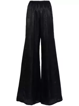 Брюки с жаккардовым узором Forte Forte, черный