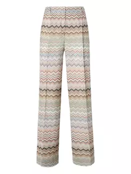 Брюки с зигзагообразным узором Missoni, нейтральный